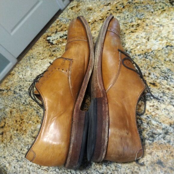 Allen Edmonds Clifton Mens Dress Shoes Chestnut Brown Leather Size 9.5 D US - Picture 8 of 13